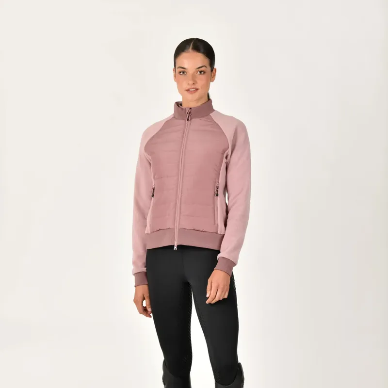 Dublin Insulated Hybrid Ladies Jacket - Dusty Rose