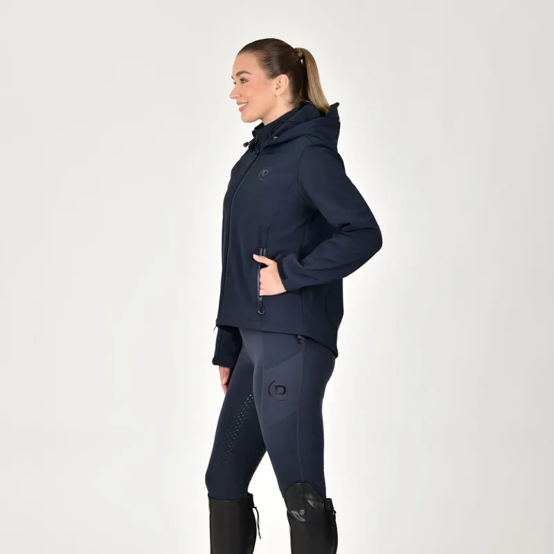 Dublin Bonded Ladies Showerproof Jacket - Navy-1