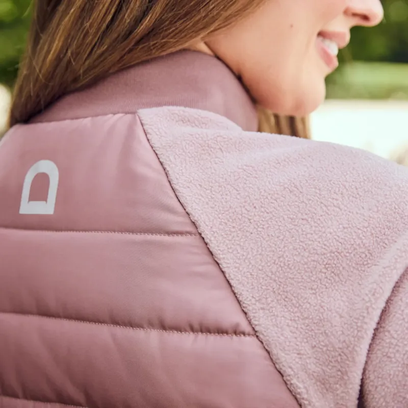 Dublin Insulated Hybrid Ladies Jacket - Dusty Rose-6