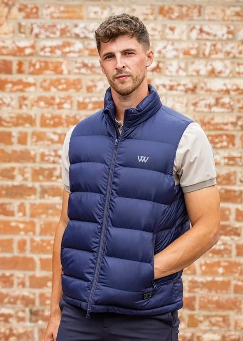Woof Wear Men's Heated Gilet - Navy-1