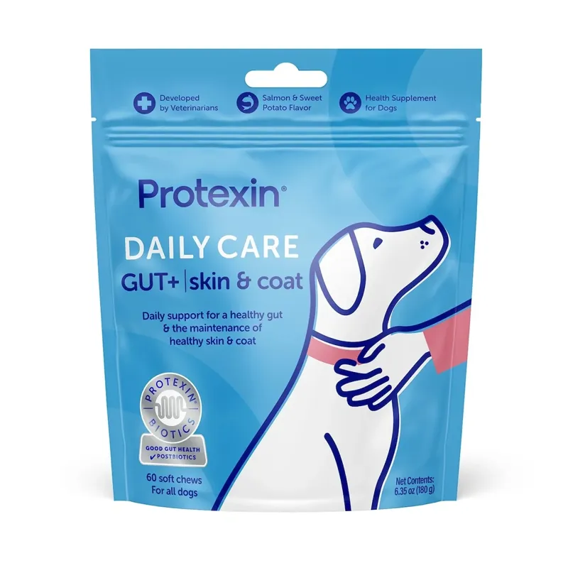 Protexin Daily Care Gut+ Skin and Coat - 60 chews
