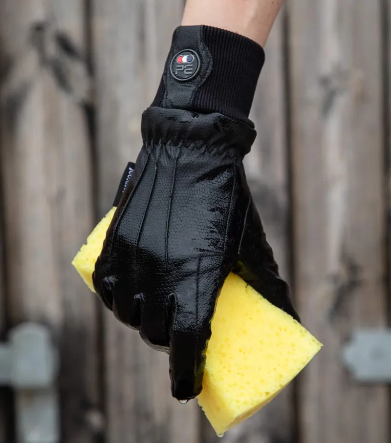 Premier Equine Dajour Waterproof Riding Gloves - Black-1