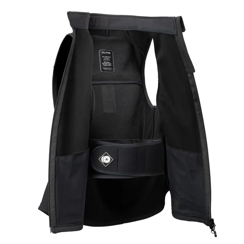 Charles Owen Eclipse Ladies Gilet Back Protector - Black-2