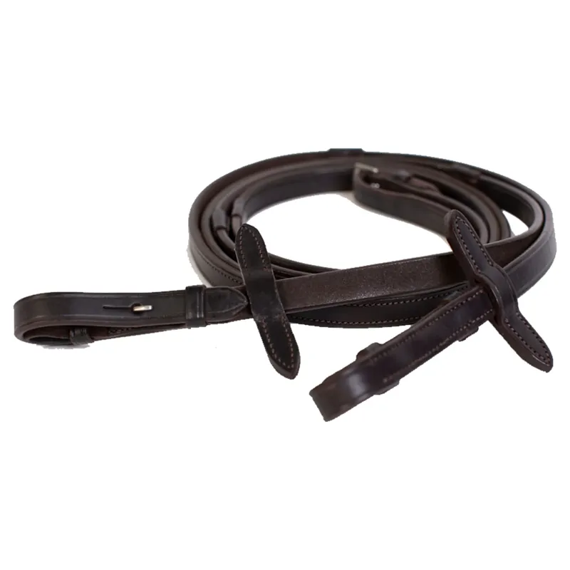 EcoRider Plain reins 1/2 - Brown - 48