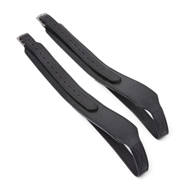 EcoRider Ultra Comfort Balance Stirrup Leathers - Black - GP