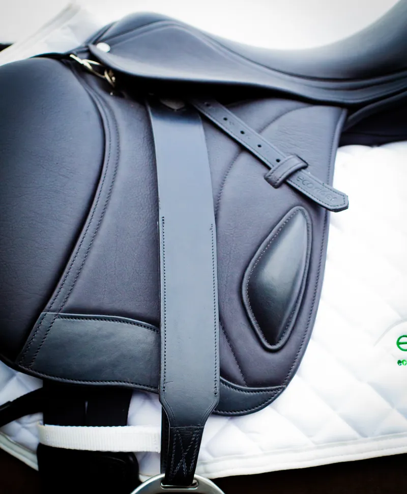 EcoRider Ultra Comfort Balance Stirrup Leathers - Black - GP-2
