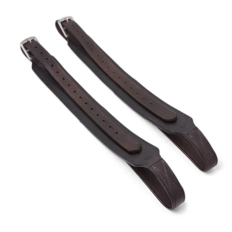 EcoRider Ultra Comfort Balance Stirrup Leathers - Brown - GP