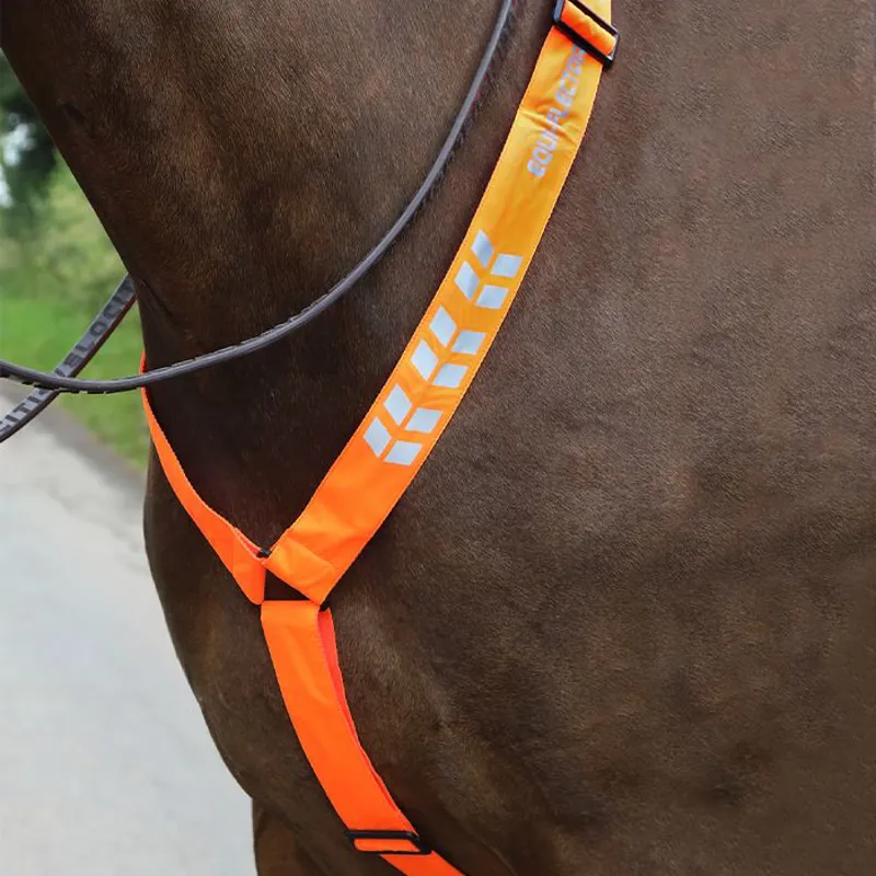 Shires Equi Flector Breastplate - Orange