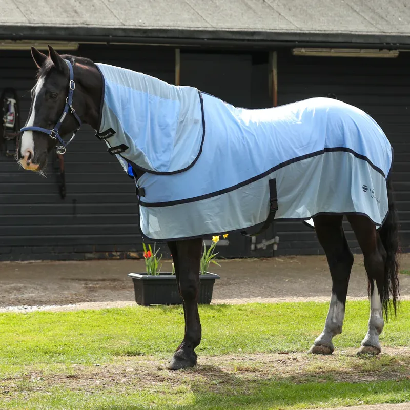 Equilibrium Quick Chill Cool Rug Detachable Neck - Light Blue