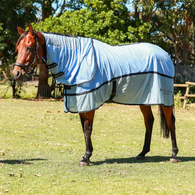 Equilibrium Quick Chill Cool Rug Detachable Neck - Light Blue-2