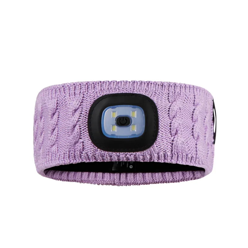 Equi Light Bamboo Head Torch Headband - Lilac-1