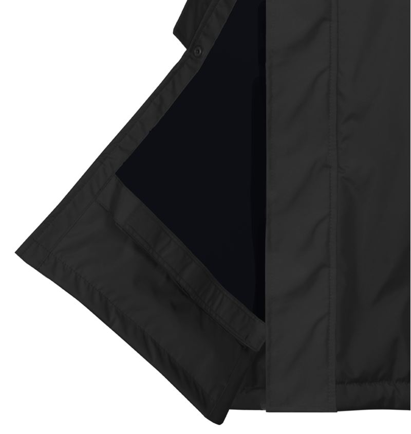 EQUIDRY EQUIMAC Waterproof Jacket with Thin Mesh Lining - Black/Black-3