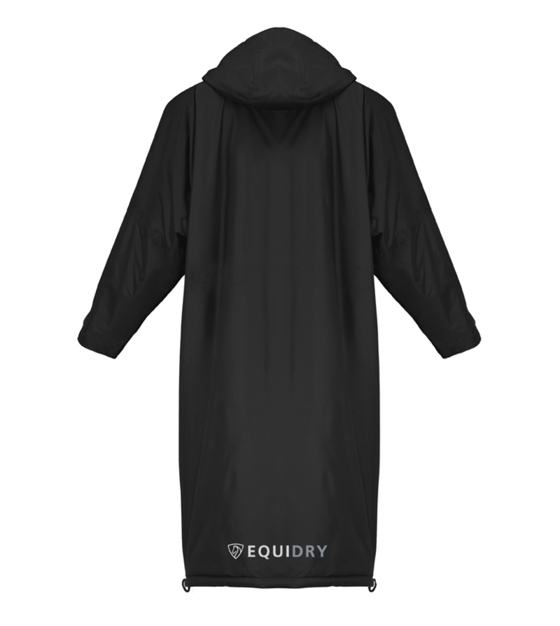 EQUIDRY EQUIMAC Waterproof Jacket with Thin Mesh Lining - Black/Black-1