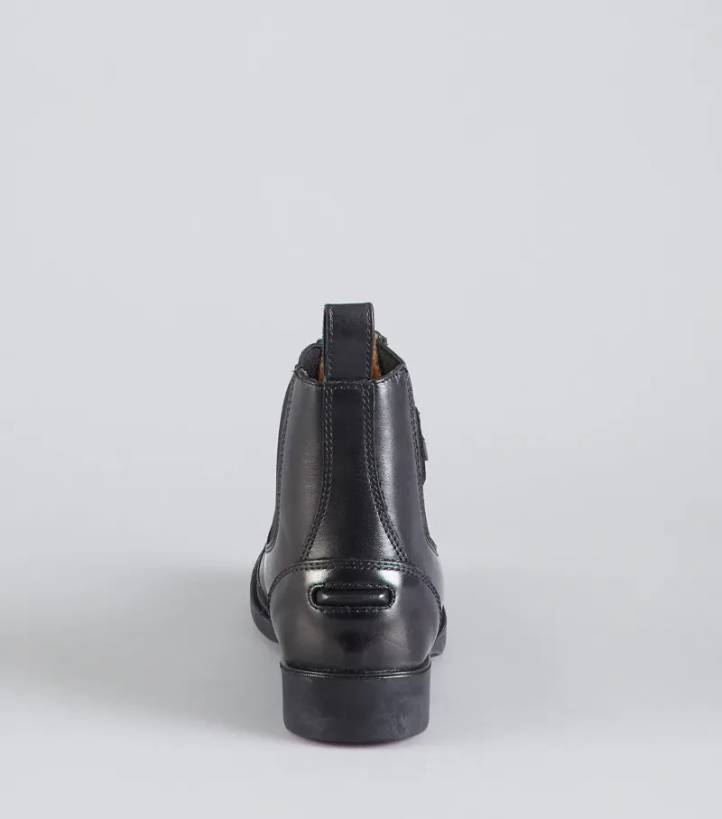 Premier Equine Elnaro Junior Leather Paddock Boot - Black-1