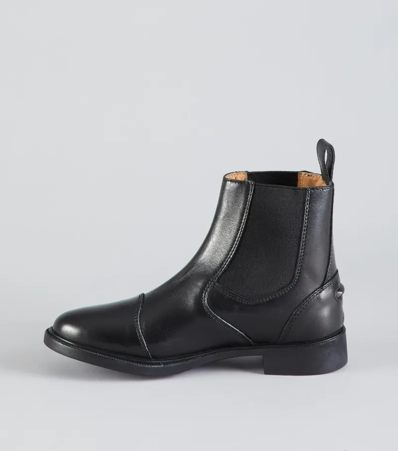 Premier Equine Elnaro Junior Leather Paddock Boot - Black-2