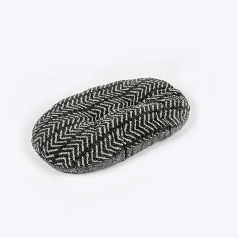 Danish Design Fleece Arrows Quilted Mattress - Charcoal
