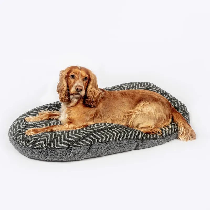 Danish Design Fleece Arrows Quilted Mattress - Charcoal-3