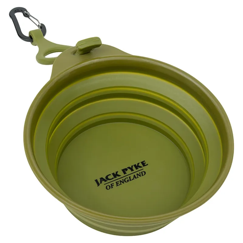 Jack Pyke Deluxe Folding Dog Bowl - Green