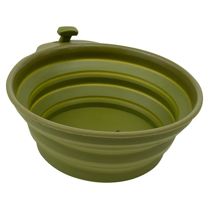 Jack Pyke Deluxe Folding Dog Bowl - Green-1
