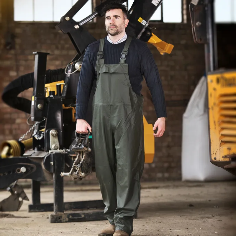 Fort Airflex Waterproof Bib and Brace - Green-1