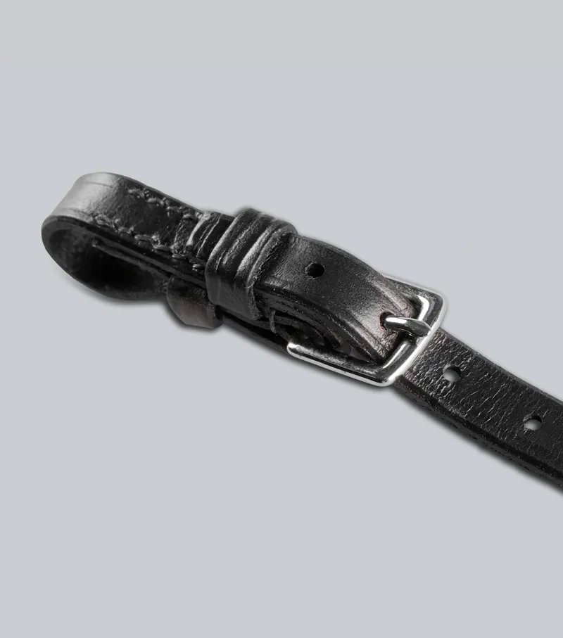 Premier Equine Flat Lip Strap - Black-2