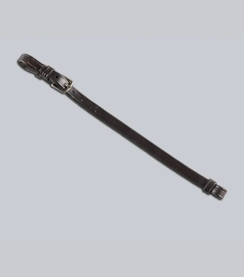 Premier Equine Flat Lip Strap - Dark Havana