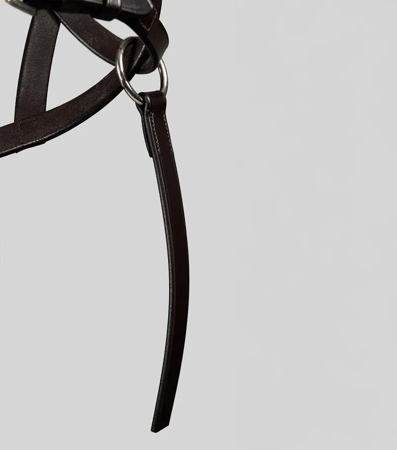 Premier Equine Standard Foal Slip 3/4 inch Headcollar - Dark Havana-4