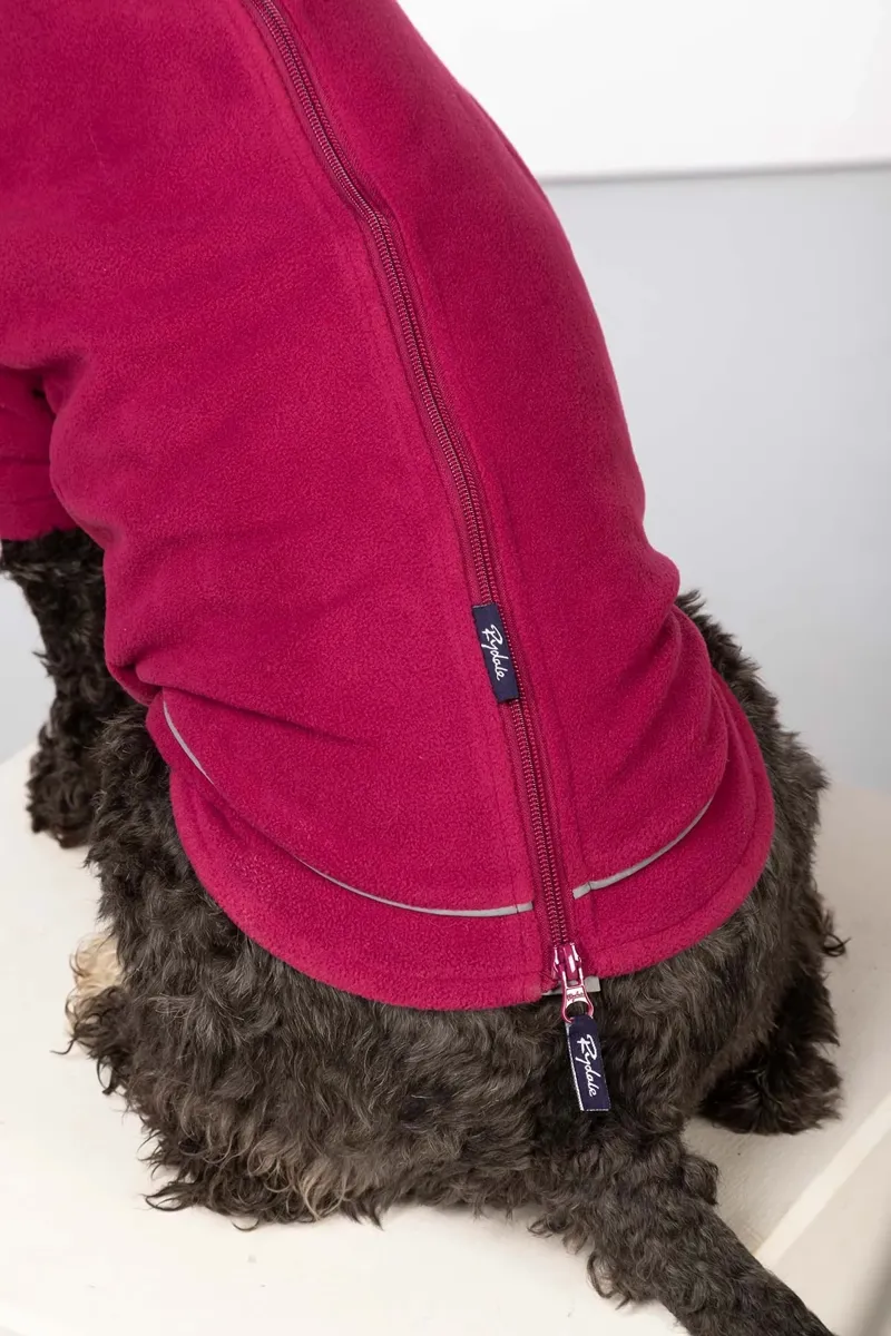Rydale Yapham Fleece Dog Jumper - Mulberry-3