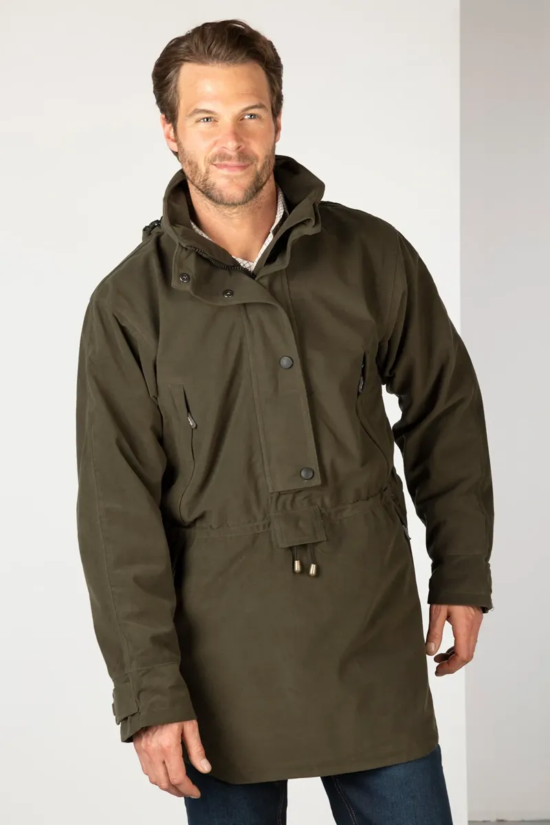 Rydale Danby Men's Long Performance Shooting Smock - Olive-2