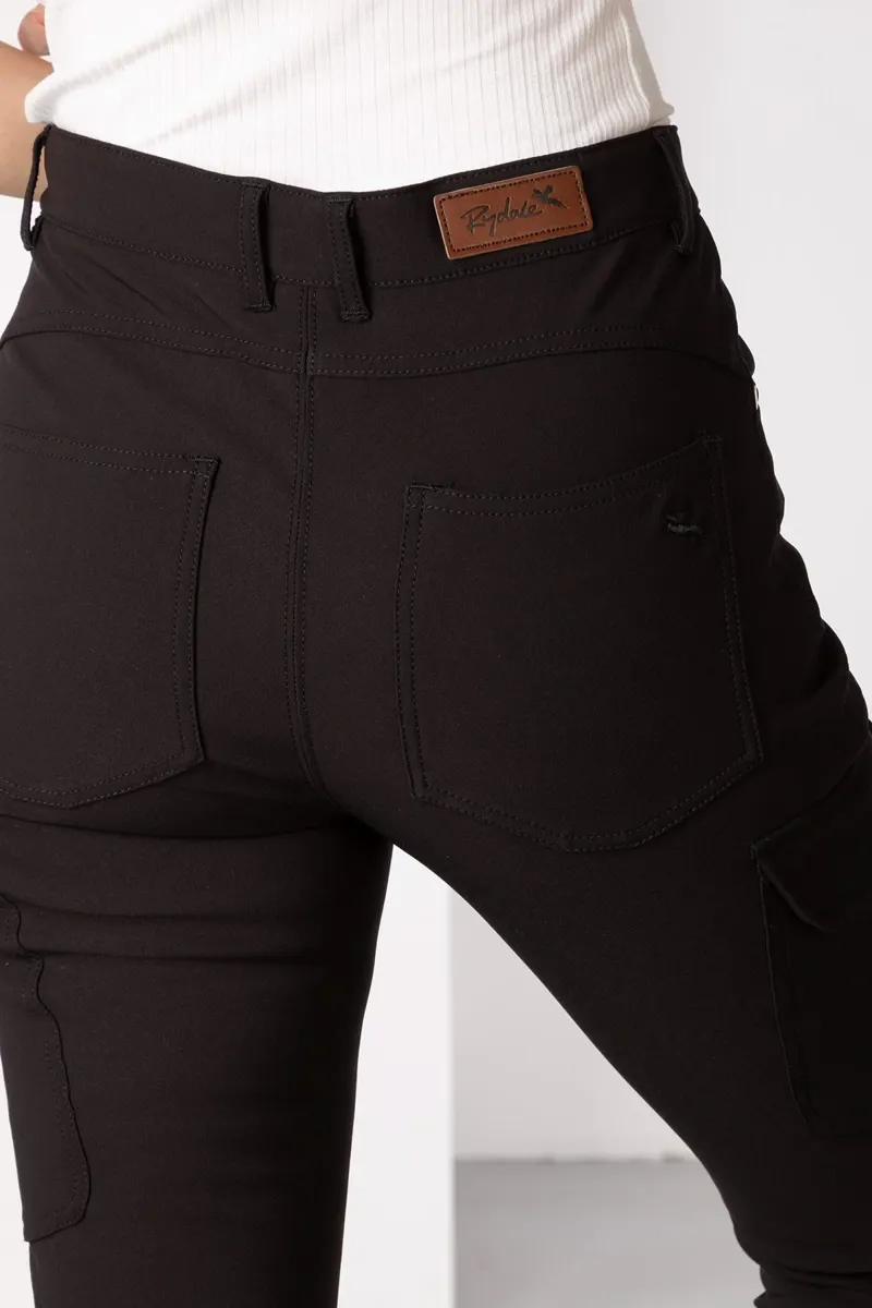 Rydale Ladies Aike II Walking Trousers with Pocket - Black-3