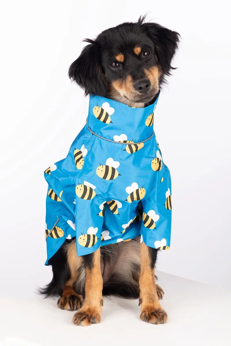 Rydale Yapham Patterned Dog Raincoats - BumbleBee