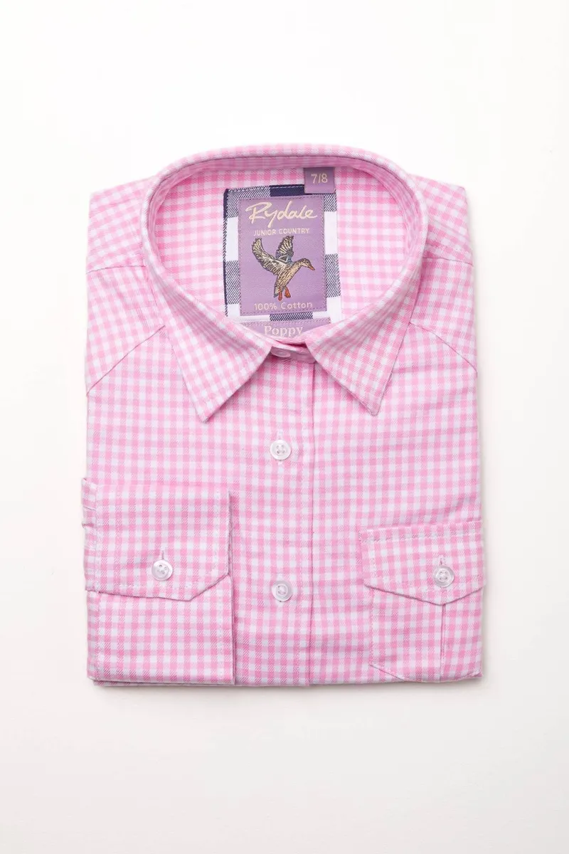 Rydale Country Girls Check Shirts - Gingham Pink-3