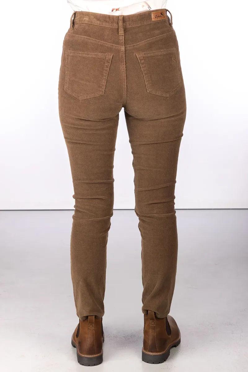 Rydale Ladies Straight Leg Corduroy Trousers - Ella - Sand-1