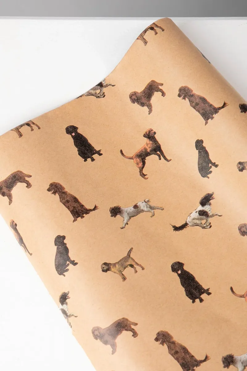 Rydale Wrapping Paper 3 Metre - Hound