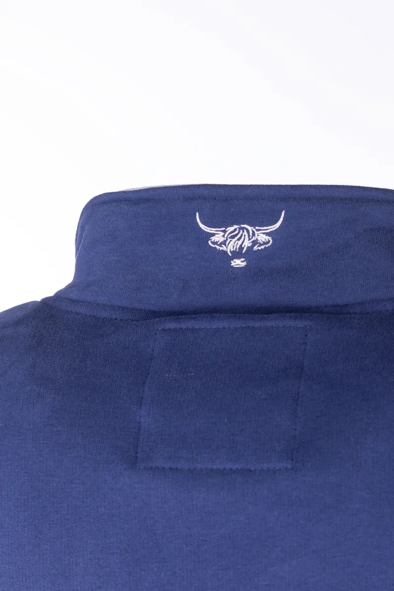 Rydale Ladies Byland Highland Cow Sweatshirt - Denim-4