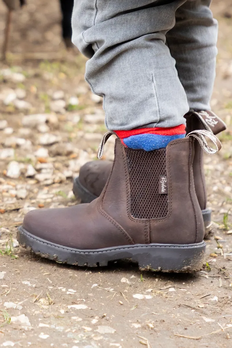 Rydale Kid's Market Boots - Waxy Brown-4