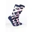 Rydale Womens Bamboo Rich Cow Print Ankle Socks Pack of Ten - Cow Soft Pink/Navy