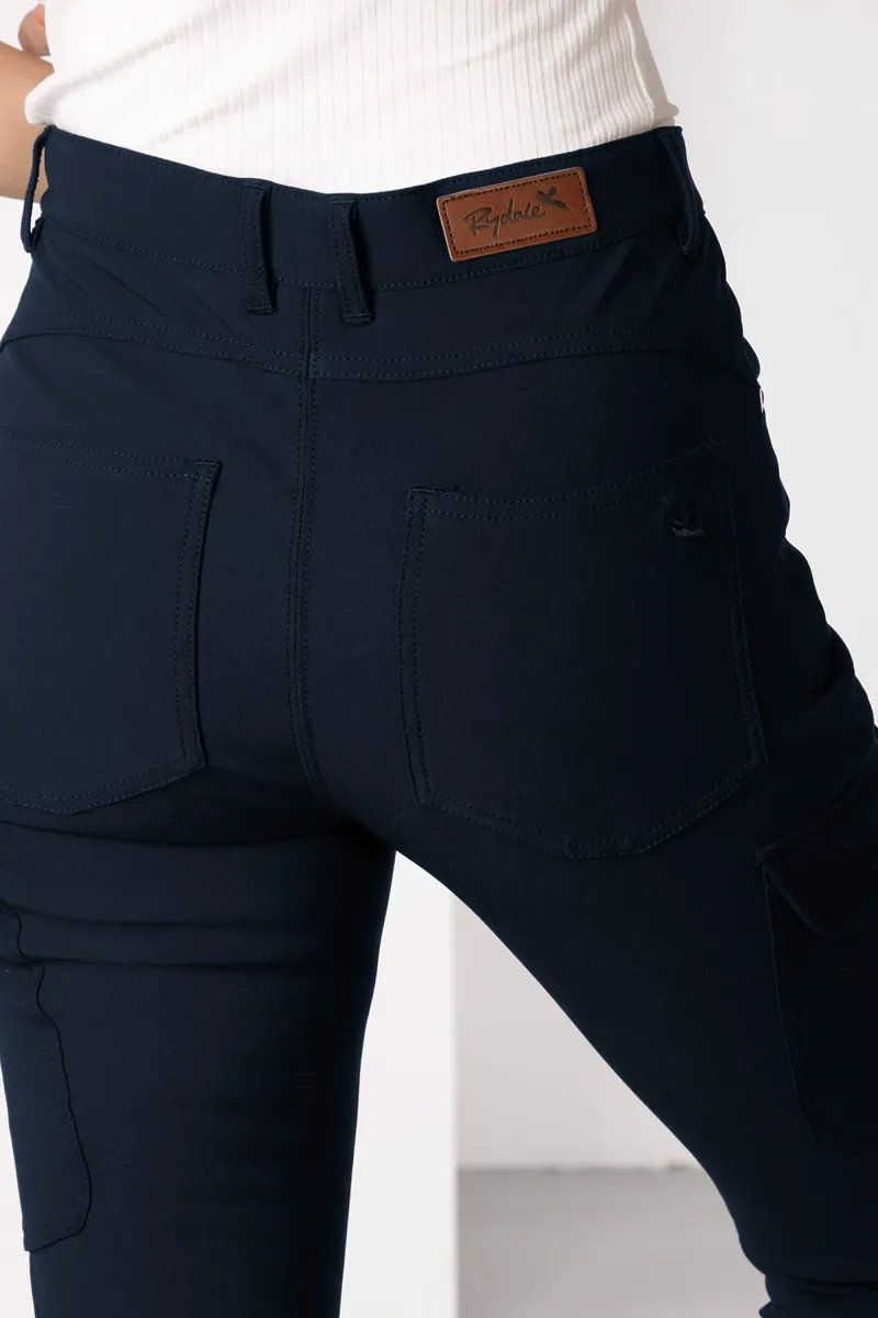 Rydale Ladies Aike II Walking Trousers with Pocket - Dark Navy-2