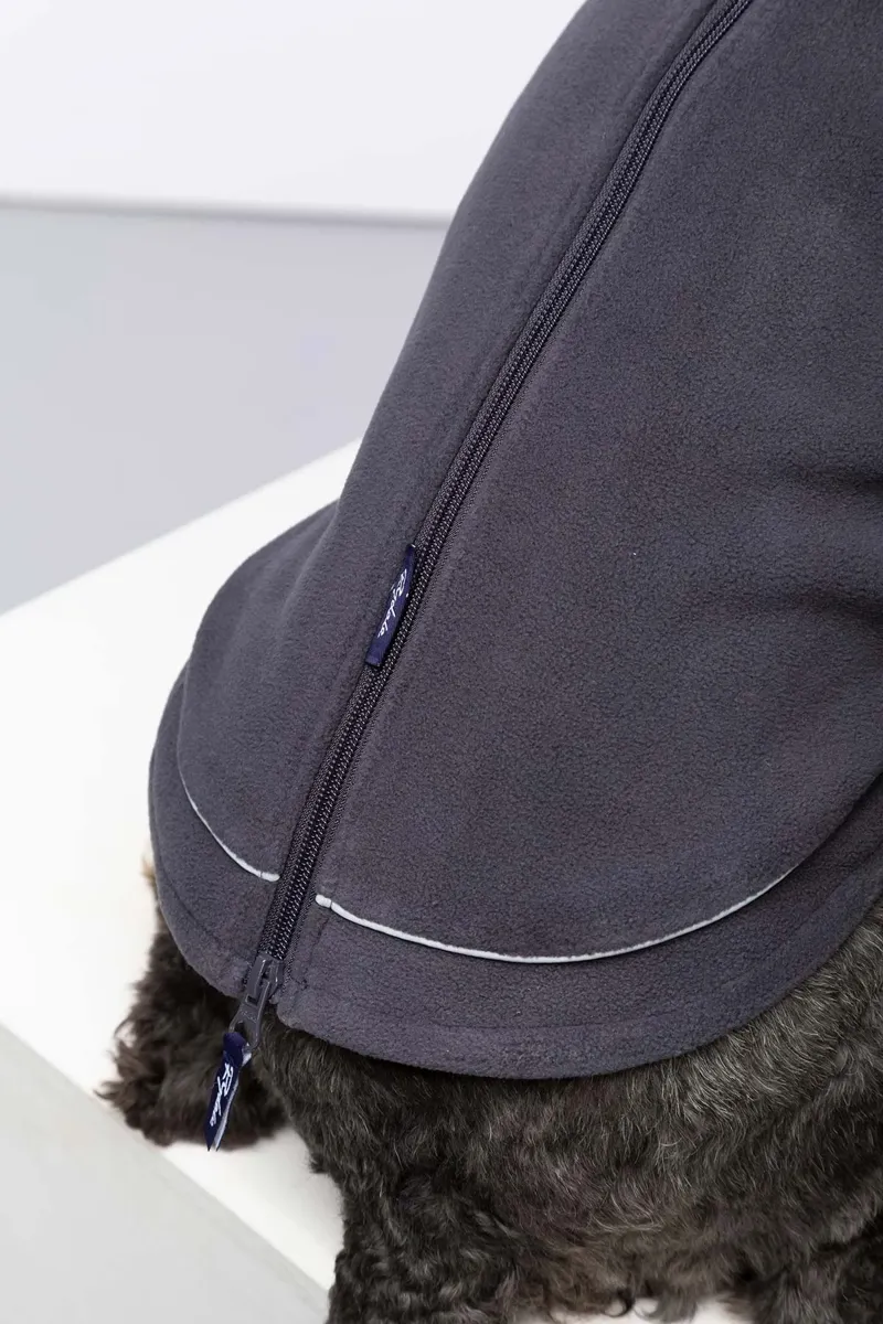 Rydale Yapham Fleece Dog Jumper - Charcoal-3