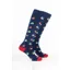 Rydale Women's Bird Welly Socks Pack of 10 - Garden Bird Denim