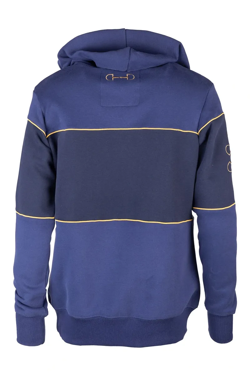 Rydale Ladies Snaffle Hoody - Byland - Denim/Navy-1