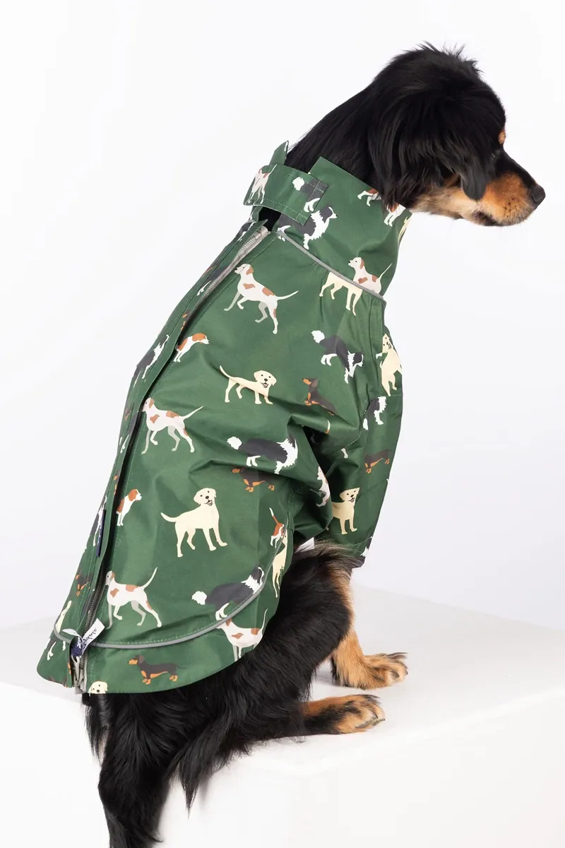 Rydale Yapham Patterned Dog Raincoats - Wagging Dog-1