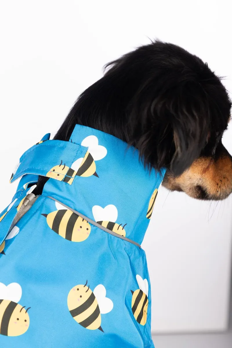 Rydale Yapham Patterned Dog Raincoats - BumbleBee-3