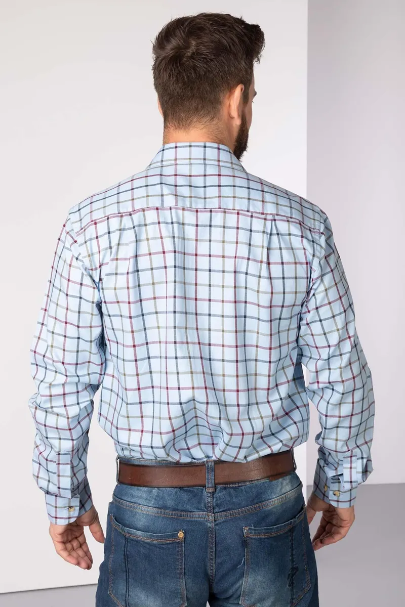 Rydale Men's Ebberston Country Checked Shirt - Blue-1