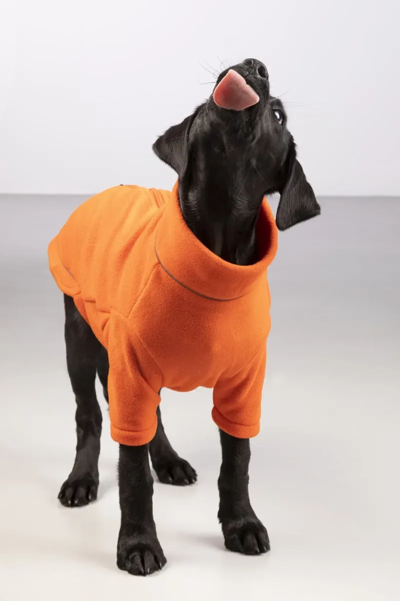 Rydale Yapham Fleece Dog Jumper - Orange