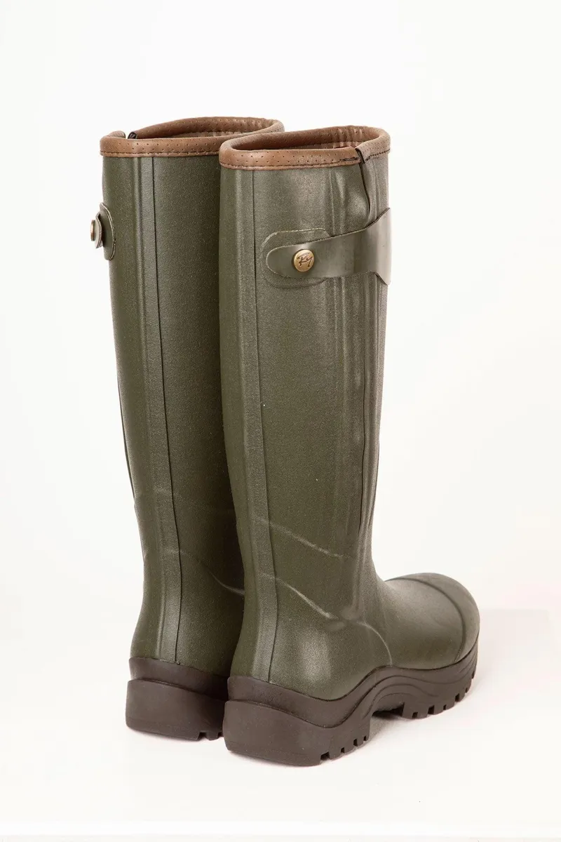 Rydale Ladies Lady Gransmoor II Zip Wellington - Olive-1