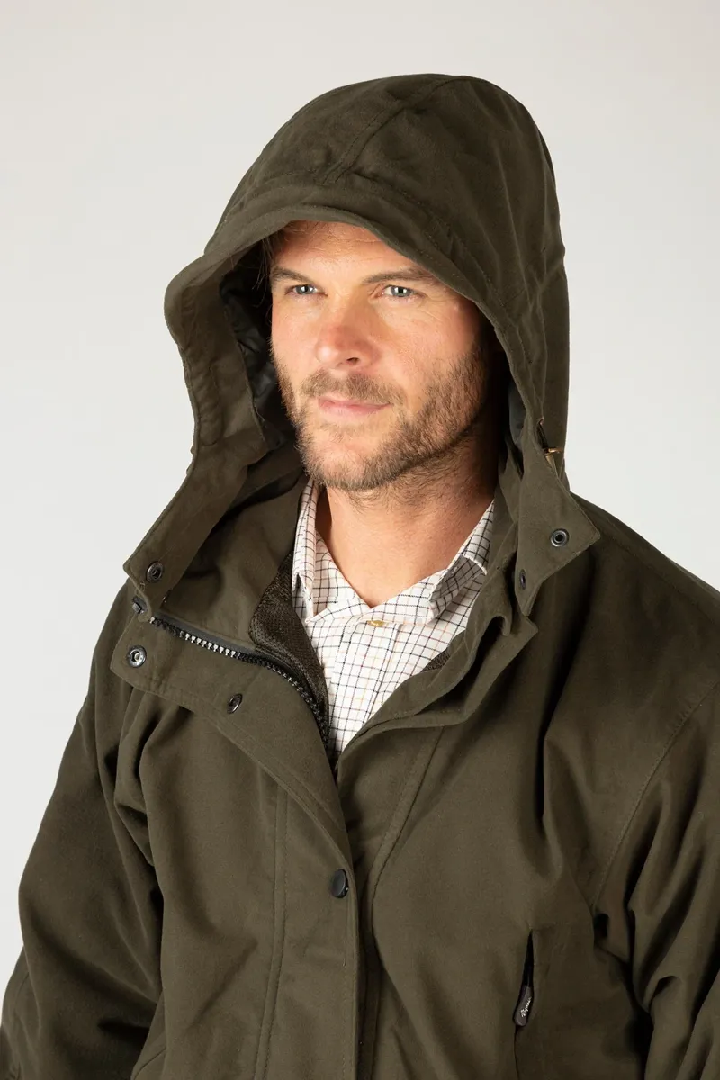 Rydale Danby Men's Long Performance Shooting Smock - Olive-5