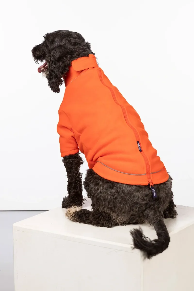 Rydale Yapham Fleece Dog Jumper - Orange-3