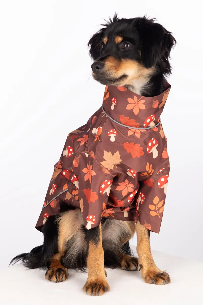 Rydale Yapham Patterned Dog Raincoats - Woodland