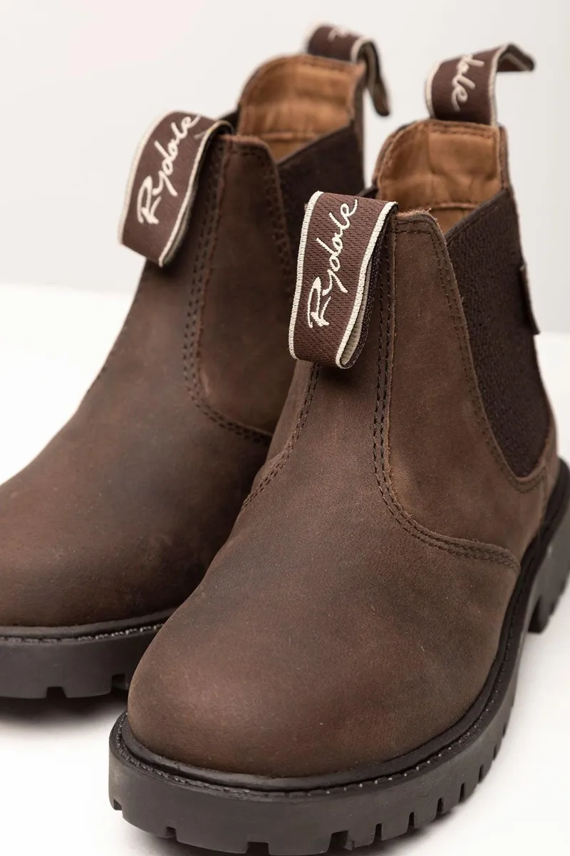 Rydale Kid's Market Boots - Waxy Brown-3
